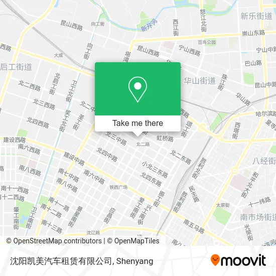 沈阳凯美汽车租赁有限公司 map