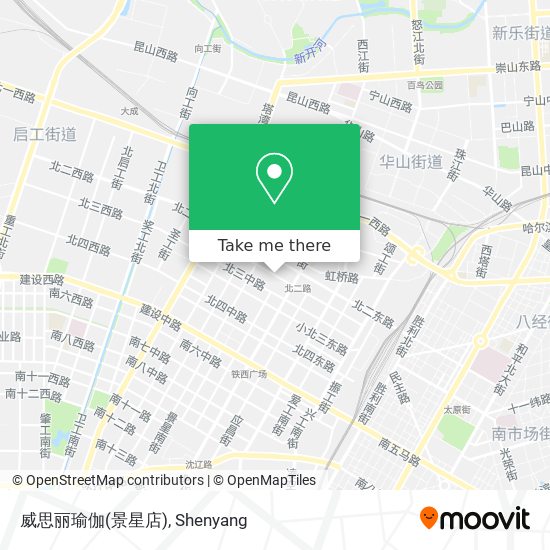 威思丽瑜伽(景星店) map