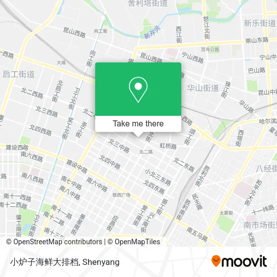 小炉子海鲜大排档 map