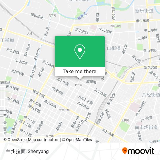 兰州拉面 map