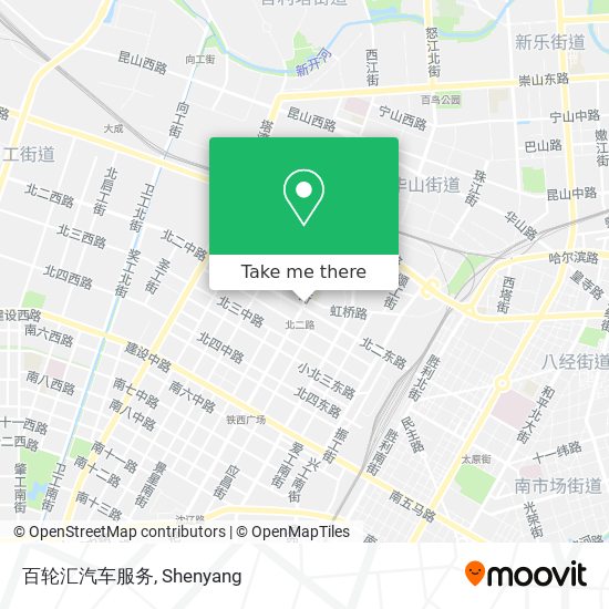 百轮汇汽车服务 map
