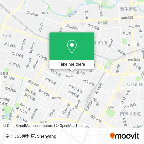 皇士365便利店 map