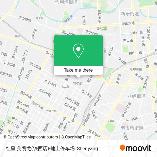 红星·美凯龙(铁西店)-地上停车场 map