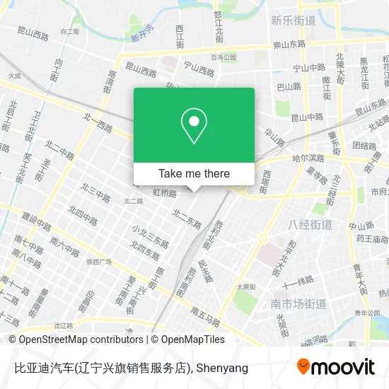 比亚迪汽车(辽宁兴旗销售服务店) map
