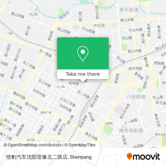 猎豹汽车沈阳雷豫北二路店 map