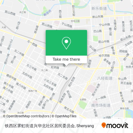 铁西区霁虹街道兴华北社区居民委员会 map