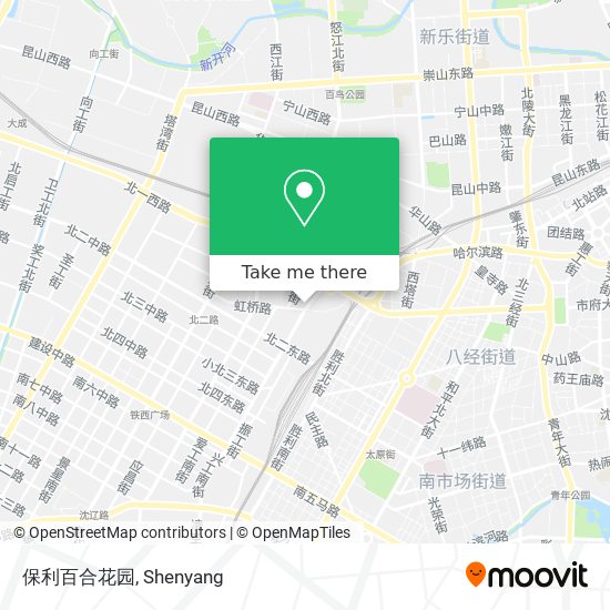 保利百合花园 map