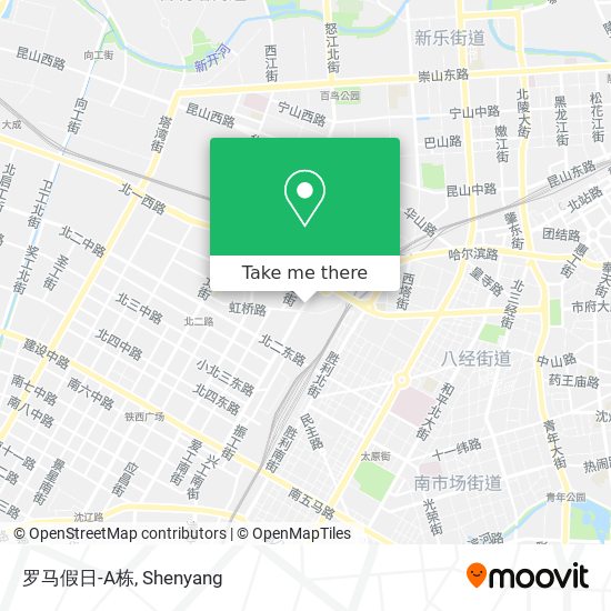 罗马假日-A栋 map