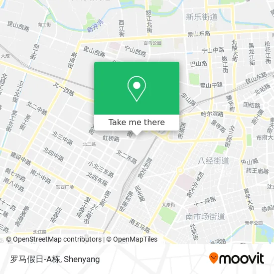 罗马假日-A栋 map