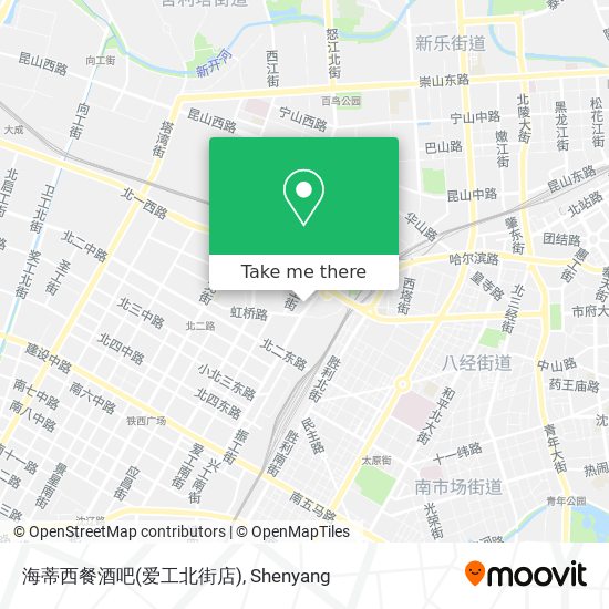 海蒂西餐酒吧(爱工北街店) map