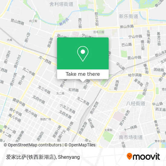 爱家比萨(铁西新湖店) map
