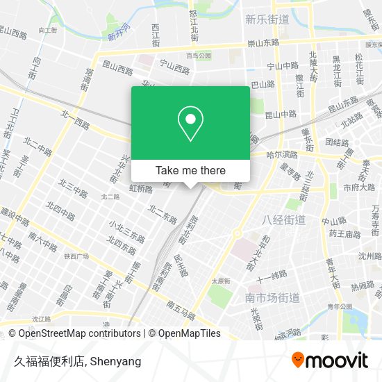 久福福便利店 map