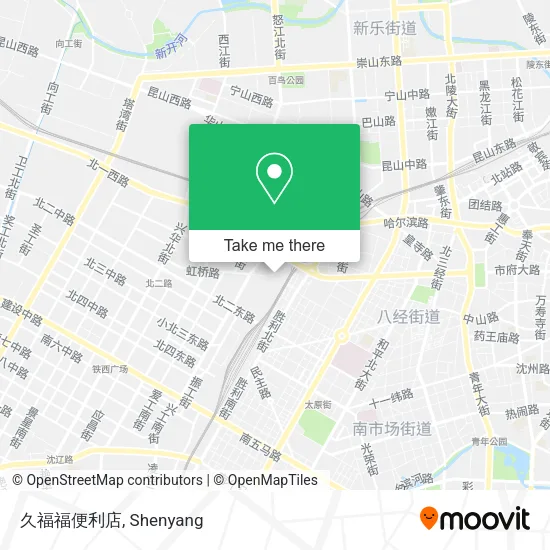 久福福便利店 map