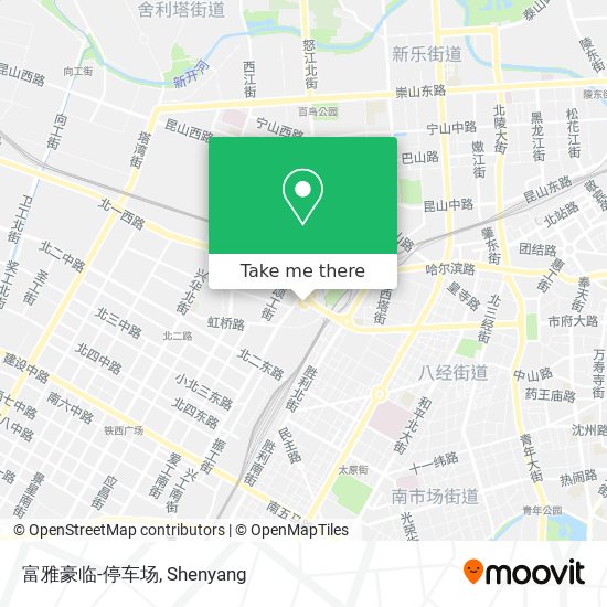 富雅豪临-停车场 map