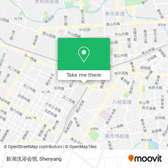 新湖洗浴会馆 map