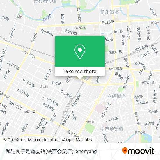 鸥迪良子足道会馆(铁西会员店) map