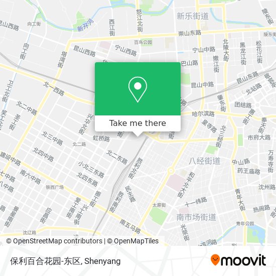 保利百合花园-东区 map