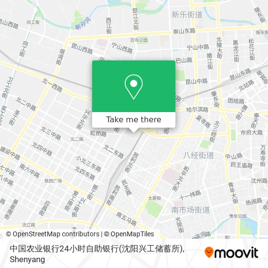 中国农业银行24小时自助银行(沈阳兴工储蓄所) map