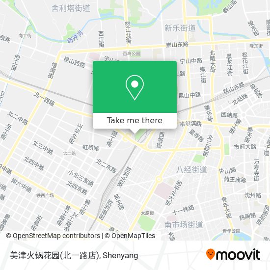 美津火锅花园(北一路店) map