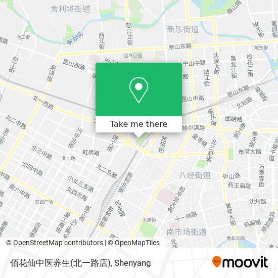 佰花仙中医养生(北一路店) map