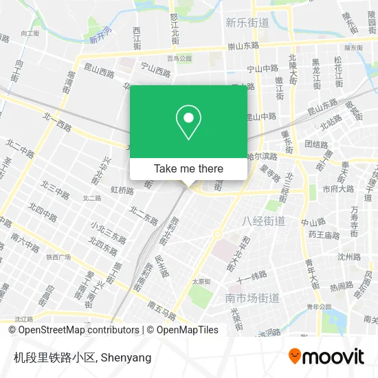 机段里铁路小区 map