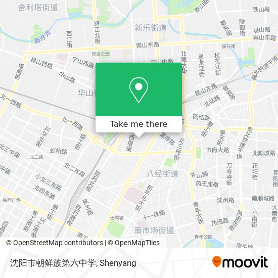 沈阳市朝鲜族第六中学 map