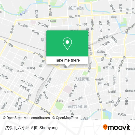 沈铁北六小区-5栋 map