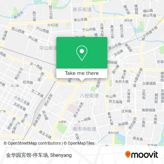 金华园宾馆-停车场 map