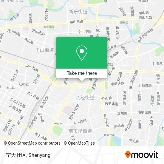 宁大社区 map
