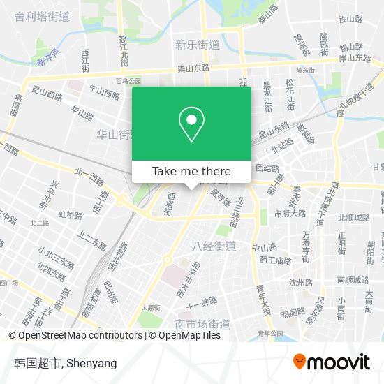 韩国超市 map