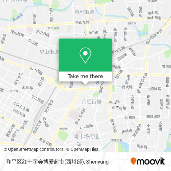 和平区红十字会博爱超市(西塔部) map