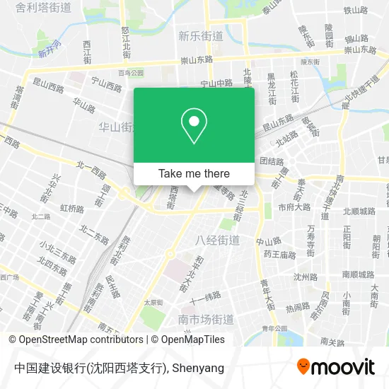 中国建设银行(沈阳西塔支行) map