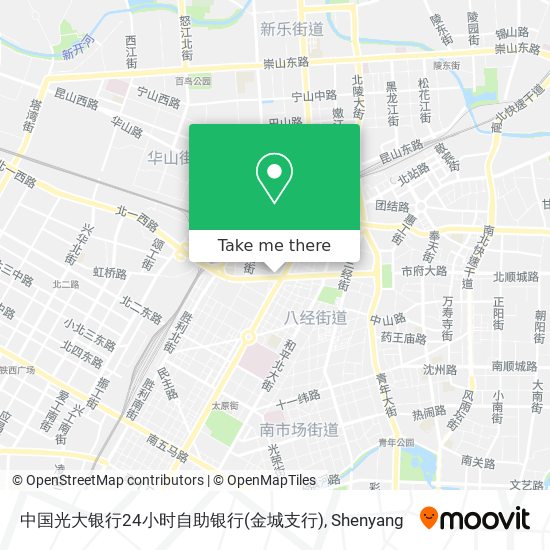 中国光大银行24小时自助银行(金城支行) map