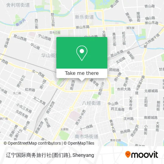 辽宁国际商务旅行社(图们路) map