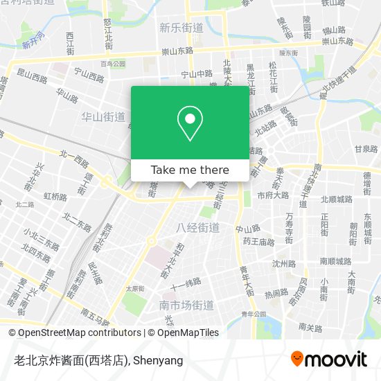 老北京炸酱面(西塔店) map