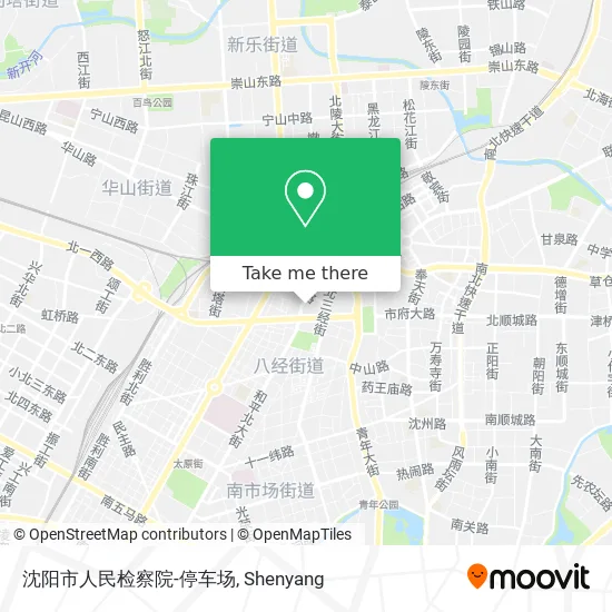 沈阳市人民检察院-停车场 map
