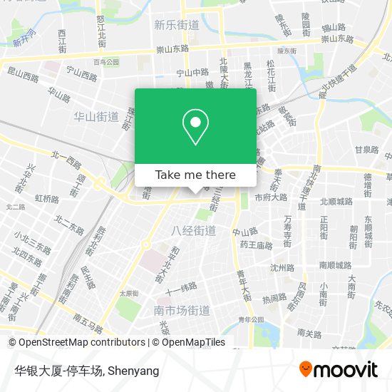 华银大厦-停车场 map