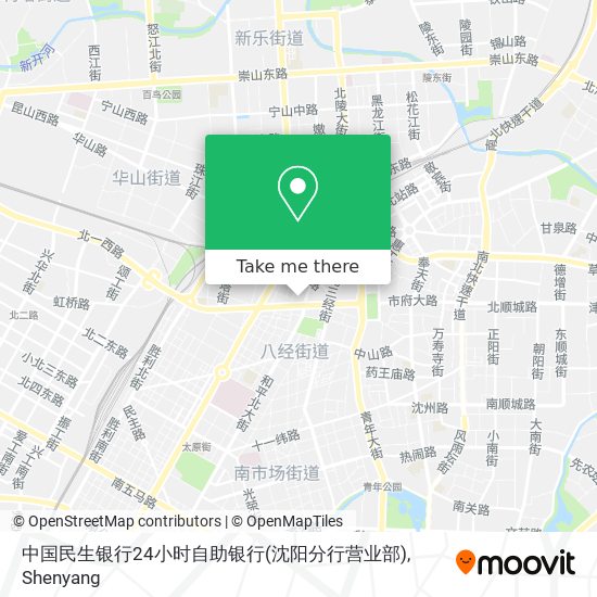 中国民生银行24小时自助银行(沈阳分行营业部) map