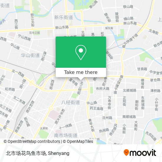 北市场花鸟鱼市场 map
