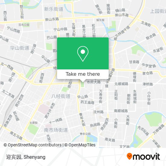 迎宾园 map