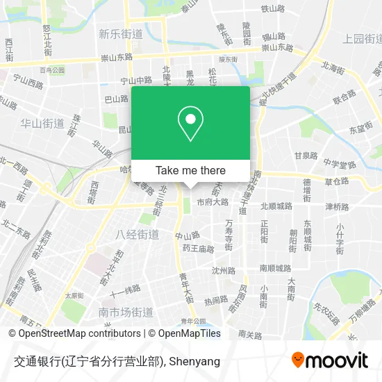 交通银行(辽宁省分行营业部) map