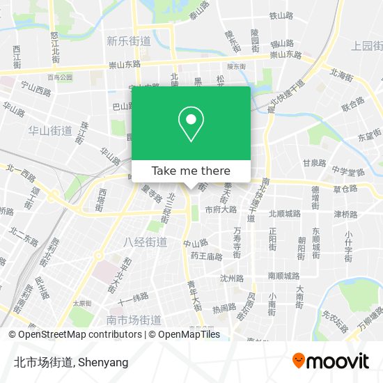 北市场街道 map