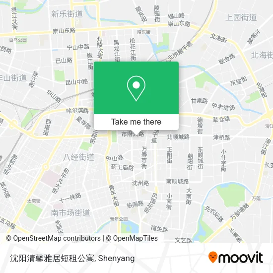 沈阳清馨雅居短租公寓 map