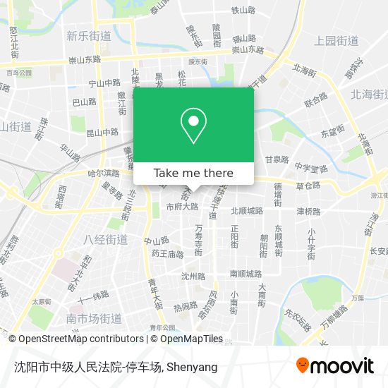 沈阳市中级人民法院-停车场 map