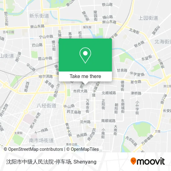 沈阳市中级人民法院-停车场 map