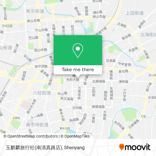 玉麒麟旅行社(南清真路店) map
