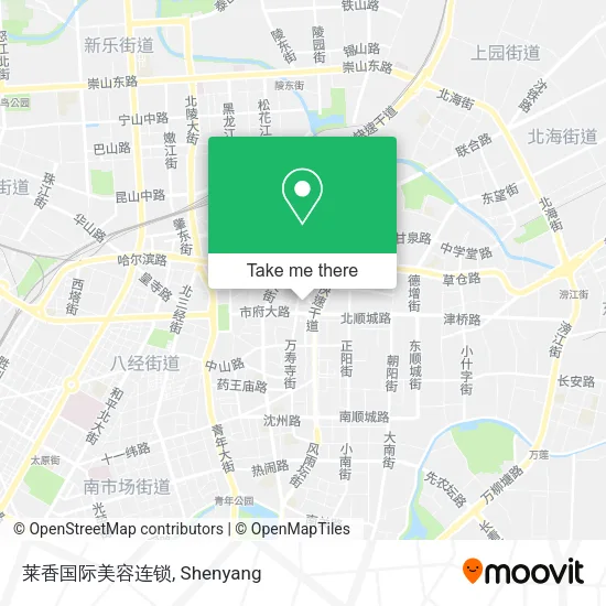 莱香国际美容连锁 map