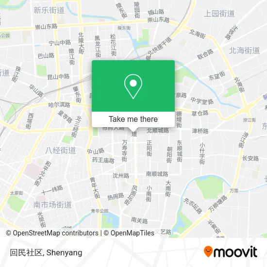 回民社区 map