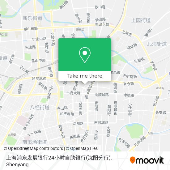 上海浦东发展银行24小时自助银行(沈阳分行) map