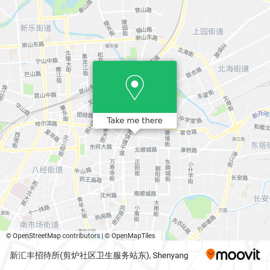 新汇丰招待所(剪炉社区卫生服务站东) map